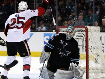 Sens win fifth straight on road with victory in San Jose
