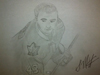 A drawing of Nazem Kadri, Toronto Maple Leafs