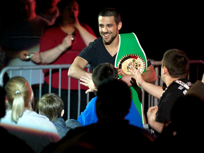 SNAPSHOT - Tony Luis steps into a WWE ring