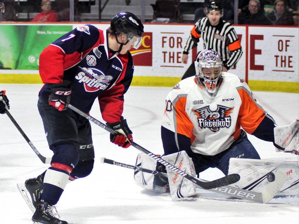 SHORT SHIFT
 - Spits lose in SO to Flint, gain valuable point