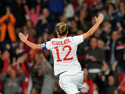 2012 Olympics - Soccer sweetheart Sinclair to carry flag for Canada